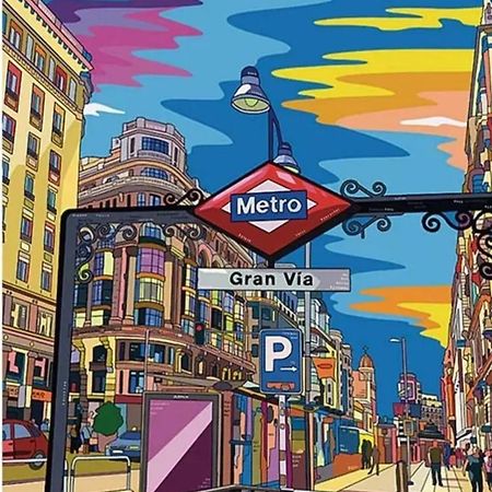 Grand Via House Hotel Мадрид Екстериор снимка